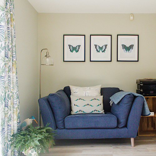 Living room interior scheme